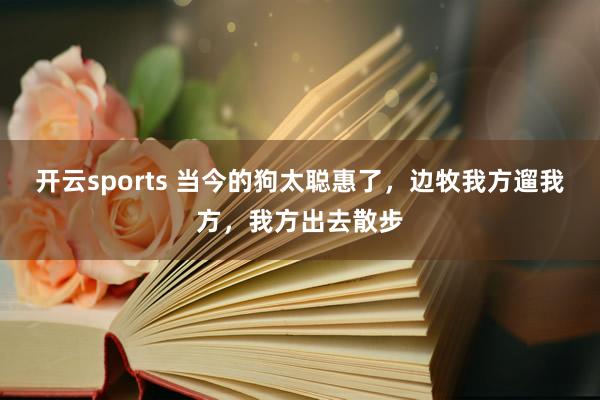 开云sports 当今的狗太聪惠了，边牧我方遛我方，我方出去散步